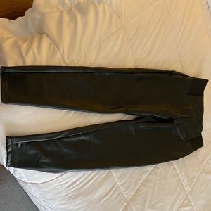 Pleather leggings. Target brand.